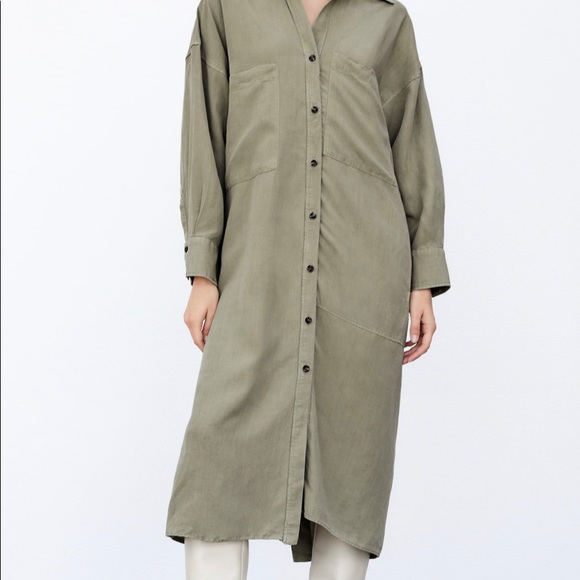 SHIRT DRESS WITH POCKETS
GREEN - REF. 4043/053 - Picture 9 of 10